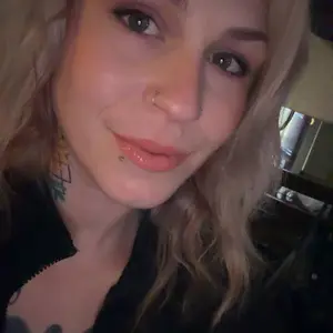 Happy customer reviewing the lip product